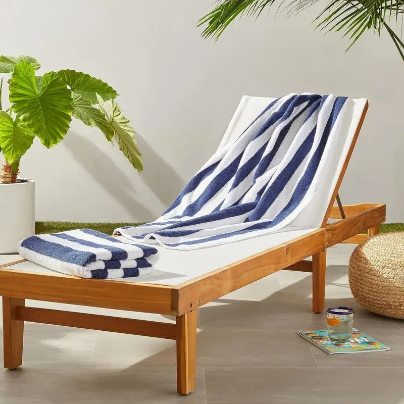 Extra grote katoenen strandhanddoek superabsorberend produktbilde