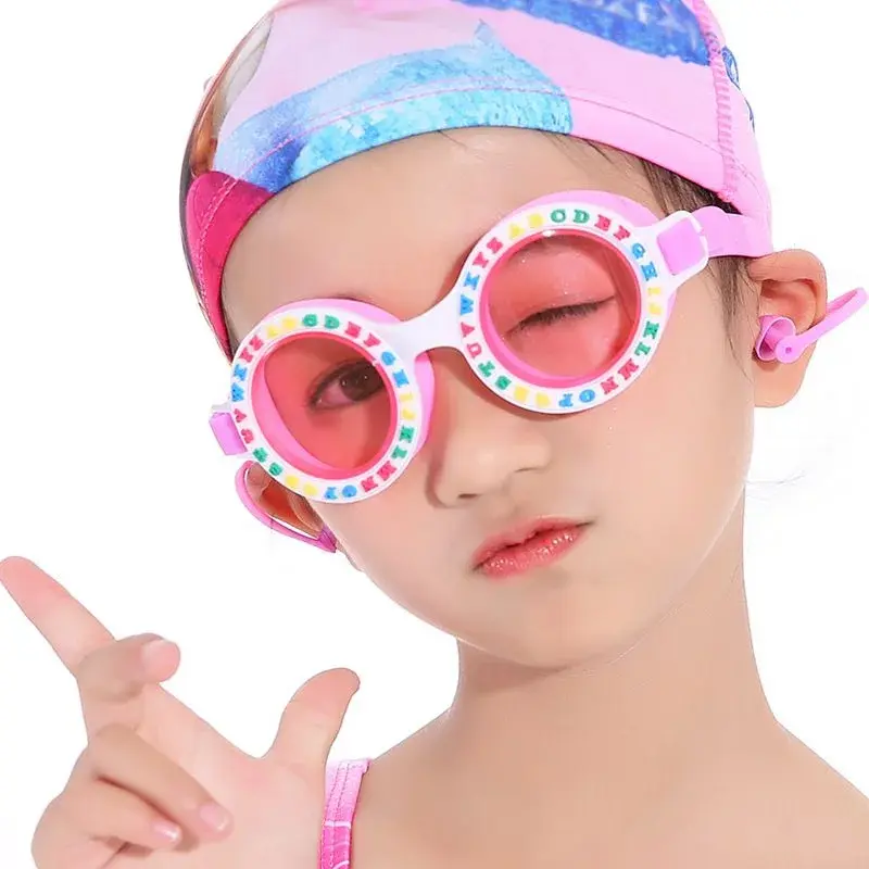 Kinderzwembril waterdicht anti-condens donut-design produktbilde