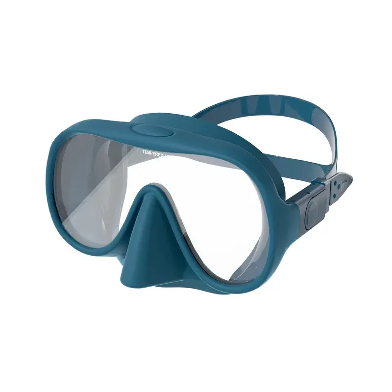 Siliconen frameloos freedivingmasker met geharde anti-condenslenzen produktbilde