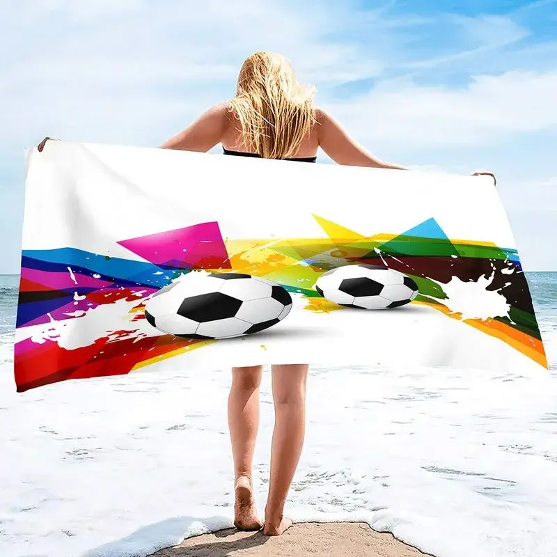 Voetbal strandlaken microvezel sportdoek produktbilde