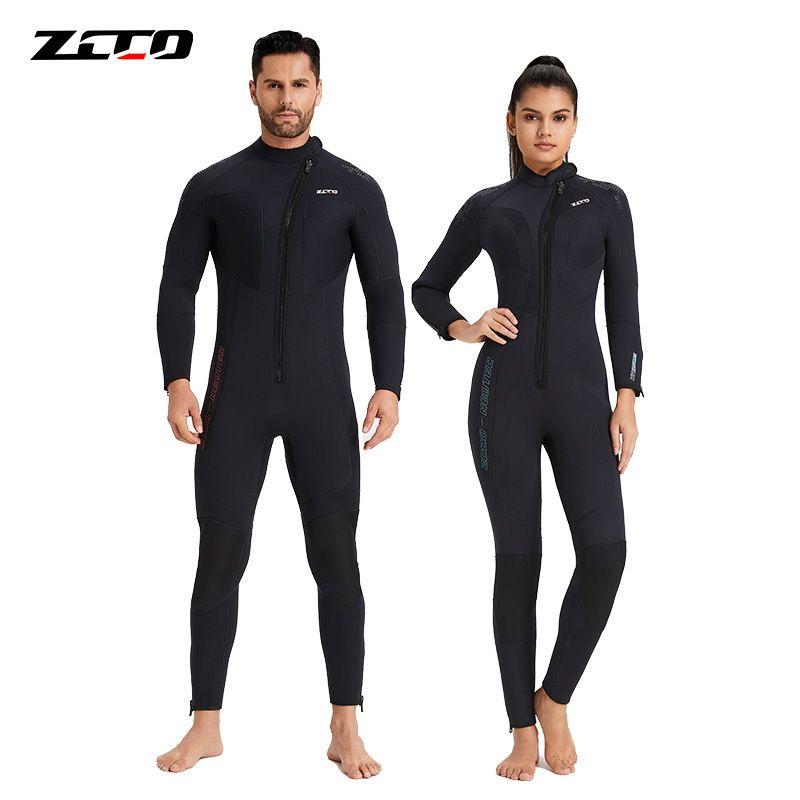 5mm neopreen wetsuit voor heren en dames voor snorkelen en surfen